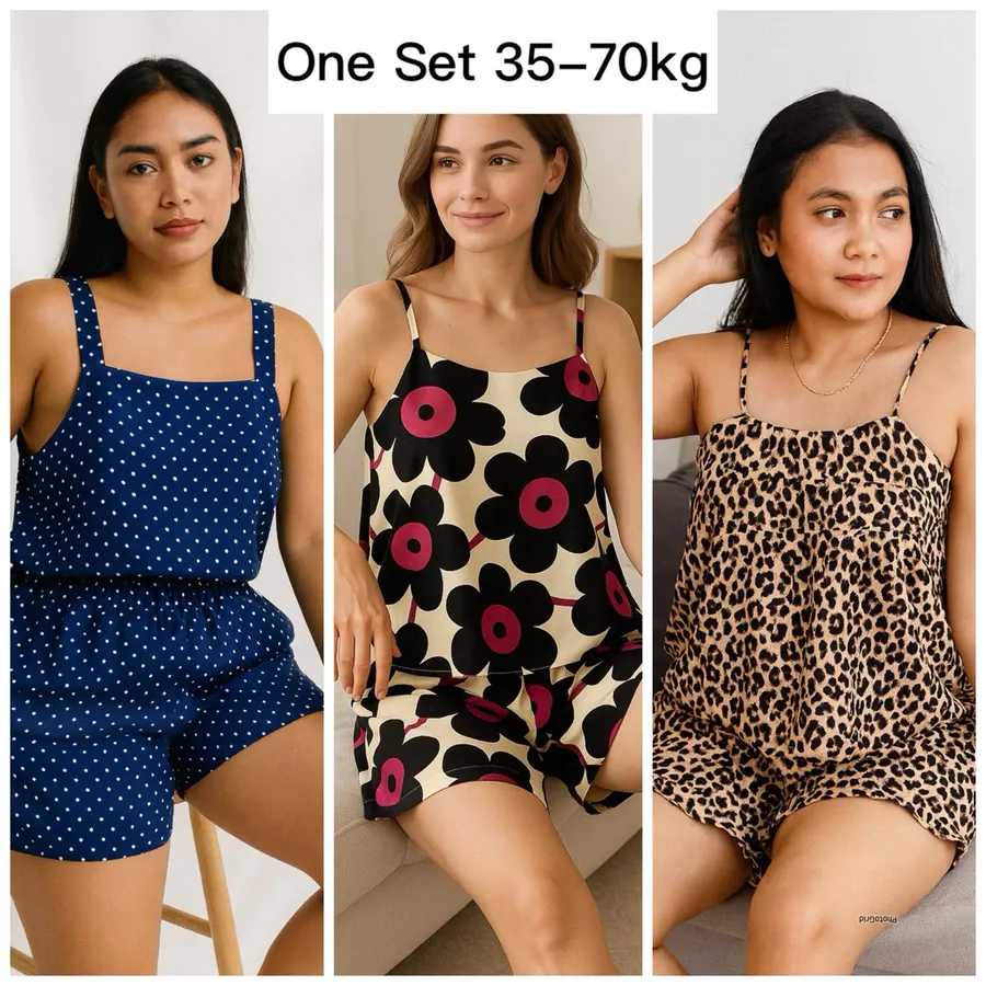 SETELAN WANITA BAJU CELANA RAMPEL LD 110-120