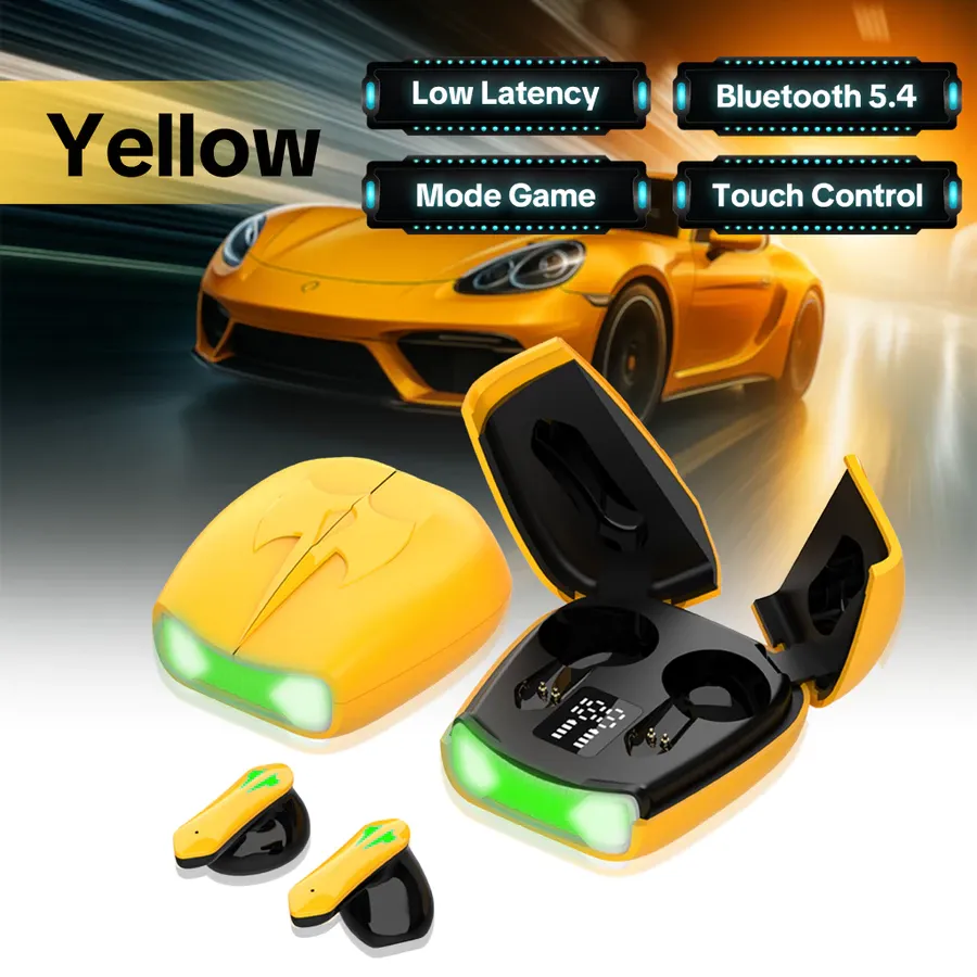 Jovitech GM08 Bluetooth Earphone Wireless Headset Bluetooth 5.4 Earbuds HiFi Stereo Handsfree bumblebees R05 TWS Earphone HIFI