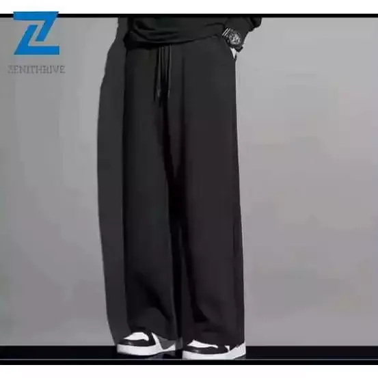 ZENITHRIVE Celana Jogger Sweatpants Loose Baggy Losepants Celana Panjang Pria Wanita Unisex Casual